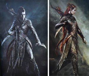 Tauriel - Hobbits - Concept Art (Arte: Nick Keller)