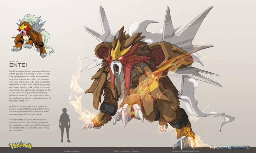 Entei - Version frame Wars