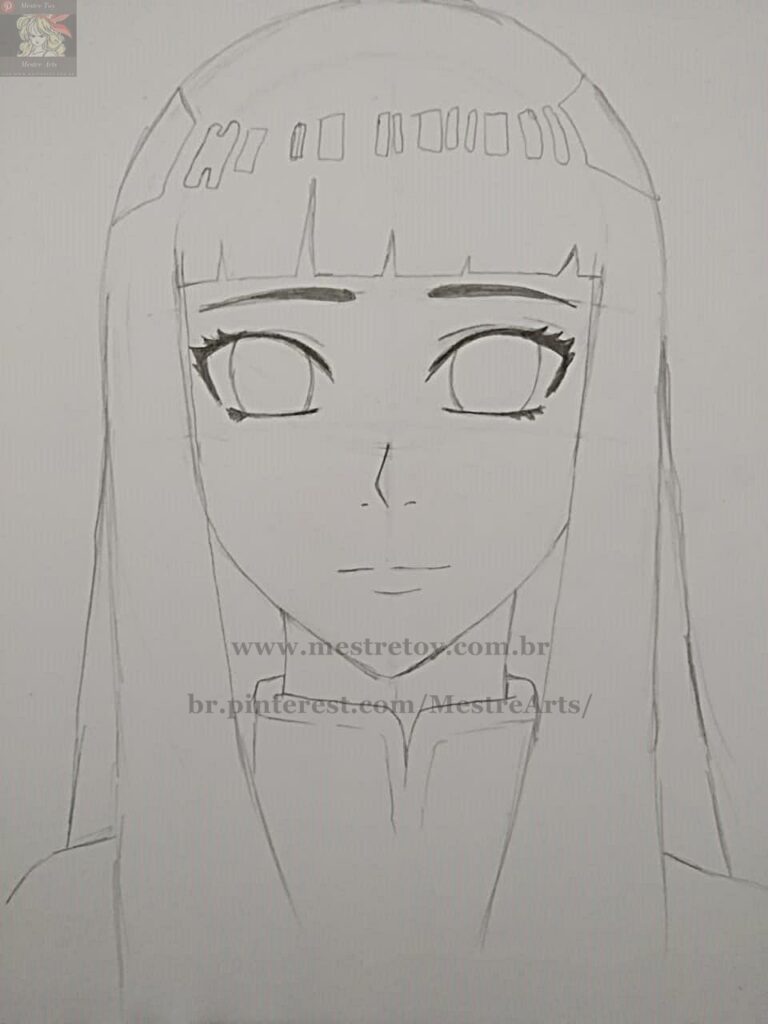 22 Desenhando Hinata