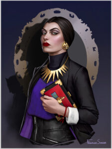 Evil Queen Versão Realista - Arte: Fernanda Suarez