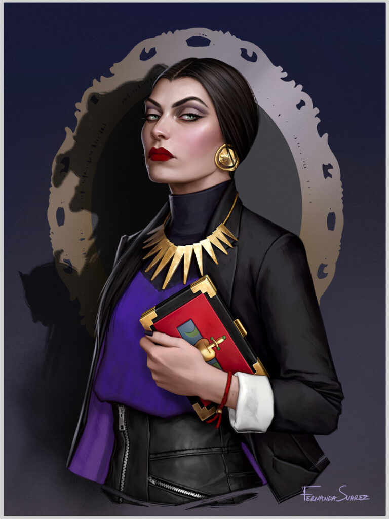Evil Queen Versão Realista - Arte: Fernanda Suarez
