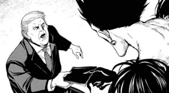 Death Note Donald Trump já apareceu em uma edição de Death Note !