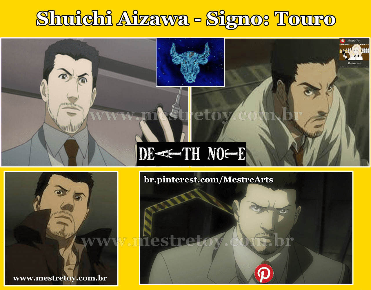 Death Note signo personagens