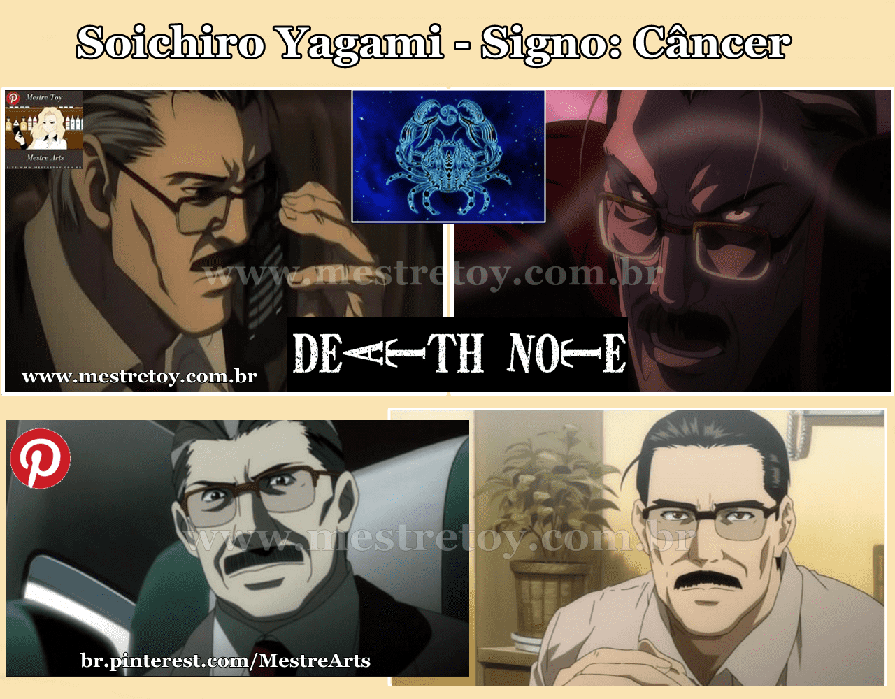 Death Note signo personagens