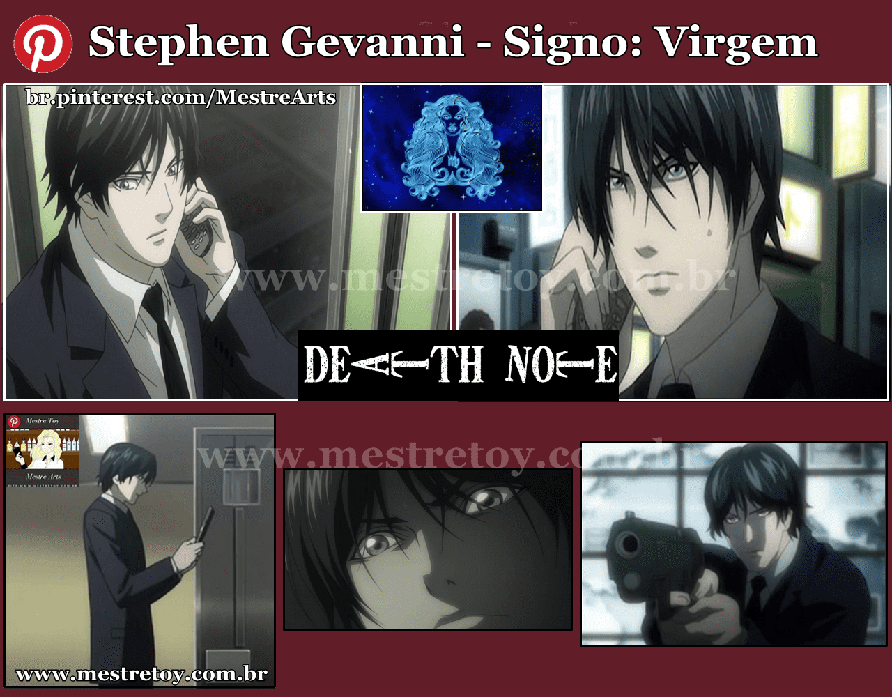 Death Note signo personagens