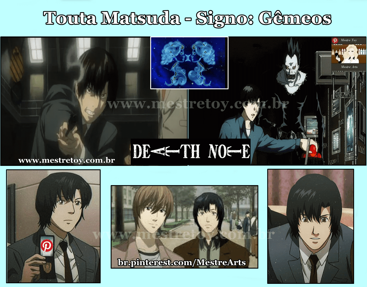 Death Note signo personagens