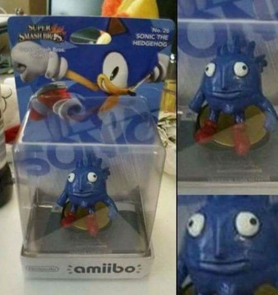 Bonecos do Sonic estranho ?