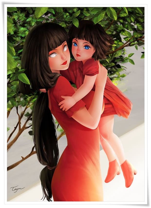 Hinata Hyuga e Himawari