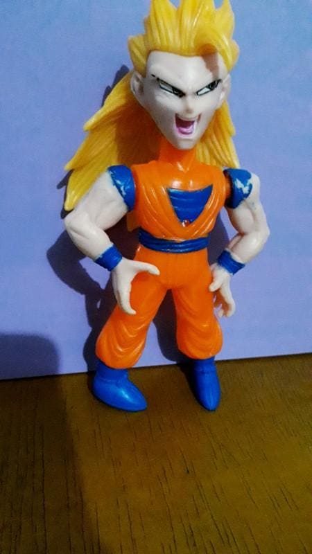 Bonecos Goku super Sayadin 3 deformado 11