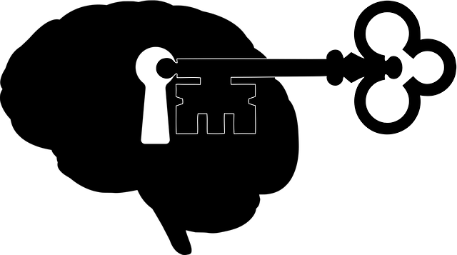desenho cérebro e chave