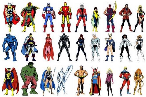 Terra-616 - Marvel vários personagens