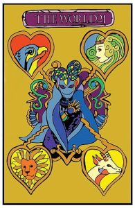 O Mundo Card Stand do Dio