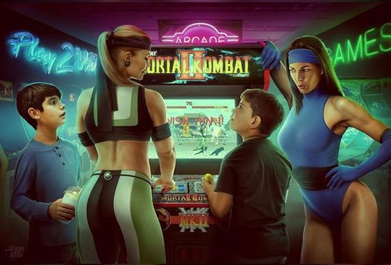 Sonya - Kitana - Arte Jeff Chapman