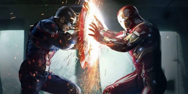 capitão América vs homem de ferro - civil war