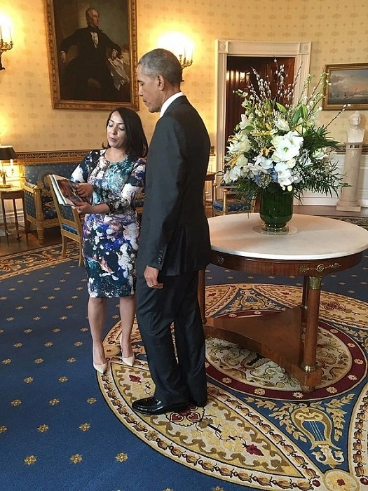 Barack Obama e Sana Amanat - Marvel