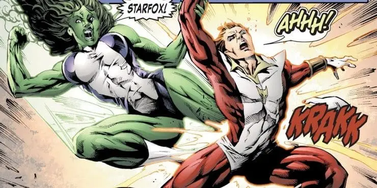 A Mulher Hulk bate no Eros