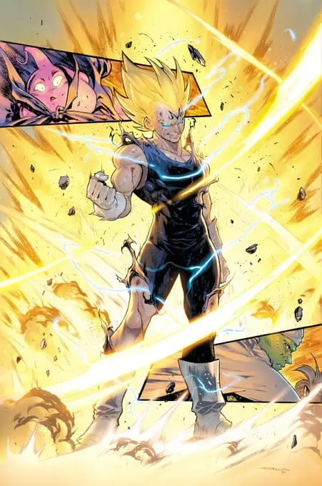 Majin Vegeta - Arte: Iban Coello