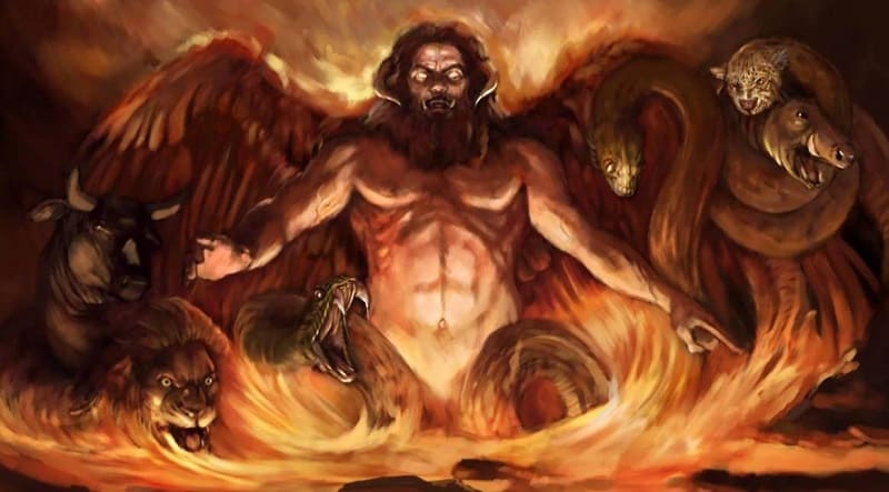 Tifão Mitologia Grega - Guerra contra os Titãs