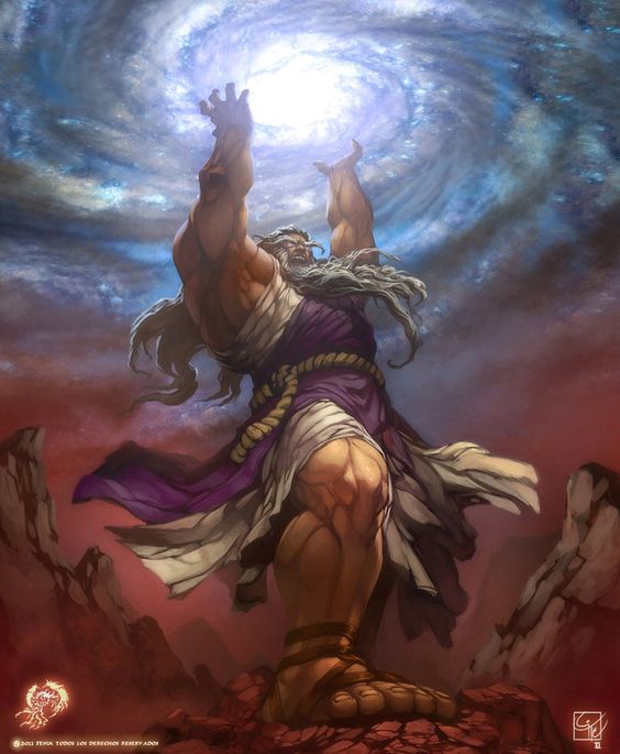 Urano mitologia grega-romana - Saturno derrota Urano