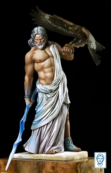 Zeus e a águia - Escultura