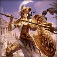 Atena - Minerva - Miniatura - Arte Game Smite