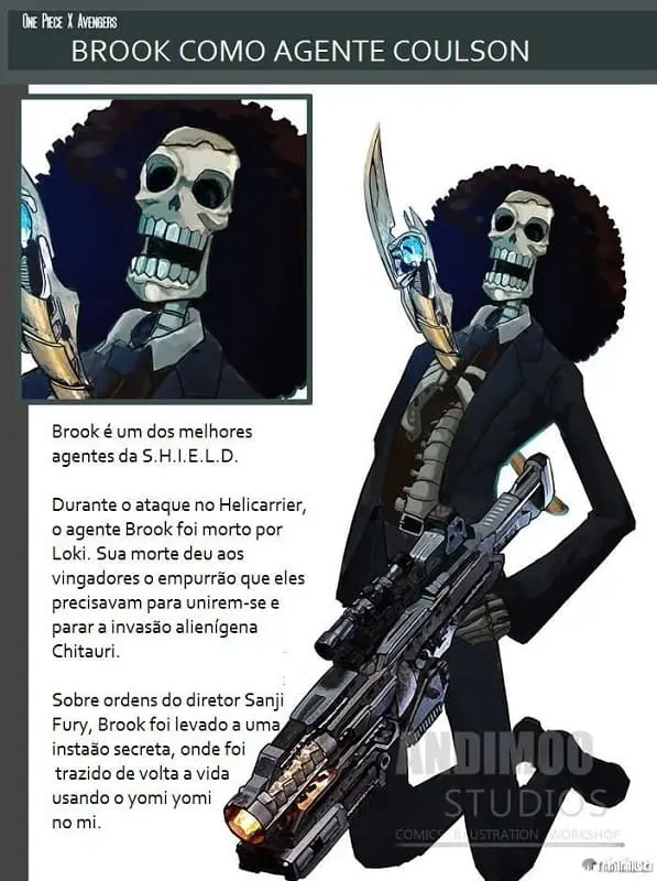 Brock - Agent Carlson - One Piece - Arte Andimoo