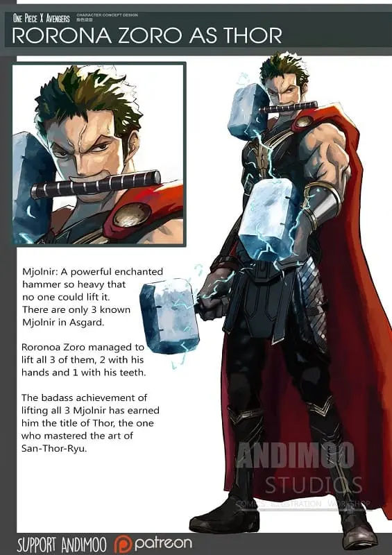 Rorona Zoro - Thor - One Piece