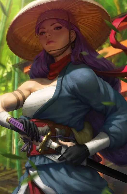 Psylocke - Marvel - Arte Stanley Artgerm Lau